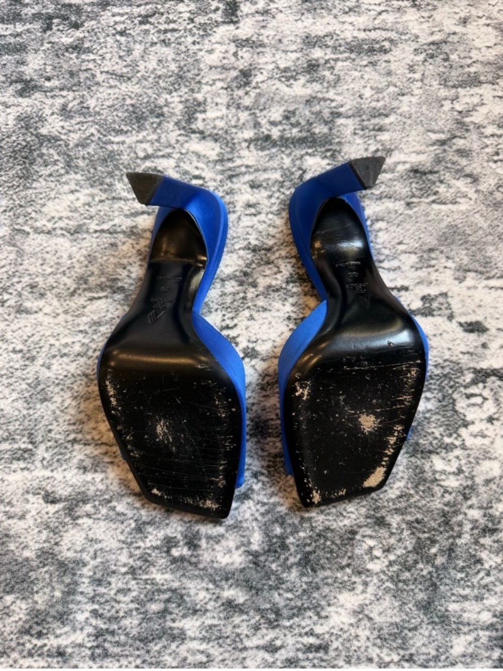 The Attico Blue Kaia Heeled Sandals 110mm - Picture 7 of 7